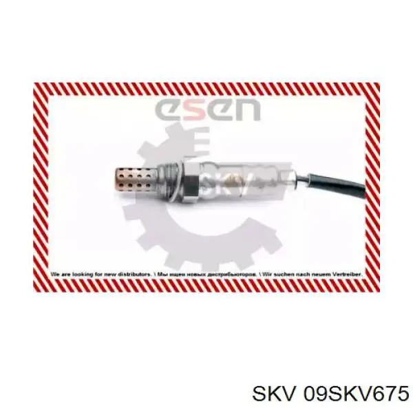 09SKV675 SKV sonda lambda sensor de oxigeno para catalizador