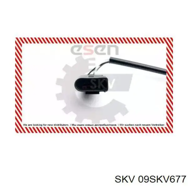 09SKV677 SKV sonda lambda sensor de oxigeno post catalizador