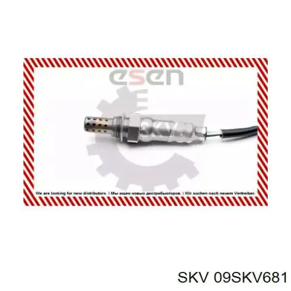 09SKV681 SKV sonda lambda sensor de oxigeno para catalizador