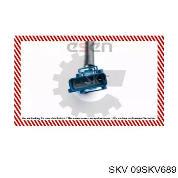 09SKV689 SKV sonda lambda sensor de oxigeno post catalizador