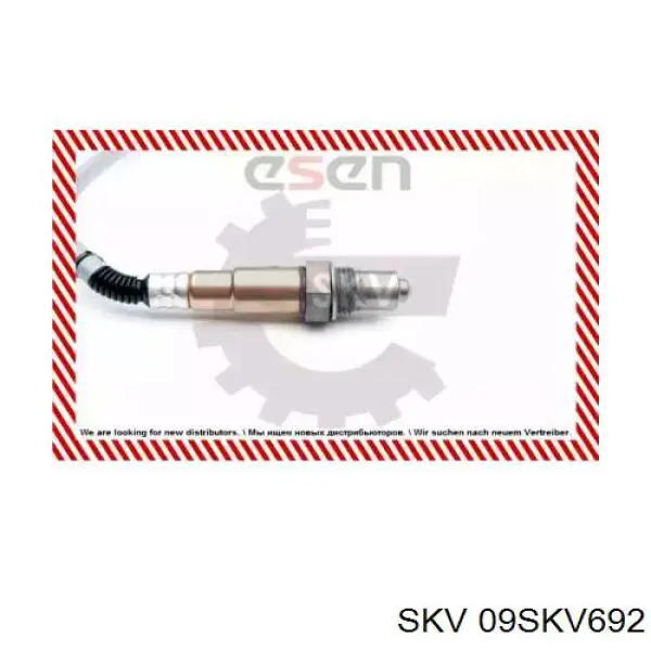 09SKV692 SKV sonda lambda sensor de oxigeno post catalizador