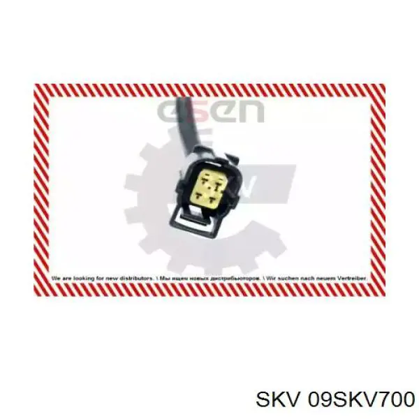 09SKV700 SKV sonda lambda, sensor de oxígeno despues del catalizador izquierdo