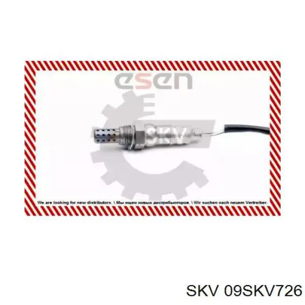 09SKV726 SKV sonda lambda, sensor de oxígeno despues del catalizador izquierdo