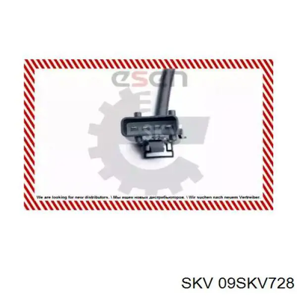 09SKV728 SKV sonda lambda sensor de oxigeno post catalizador