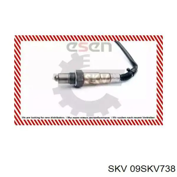 09SKV738 SKV sonda lambda sensor de oxigeno para catalizador