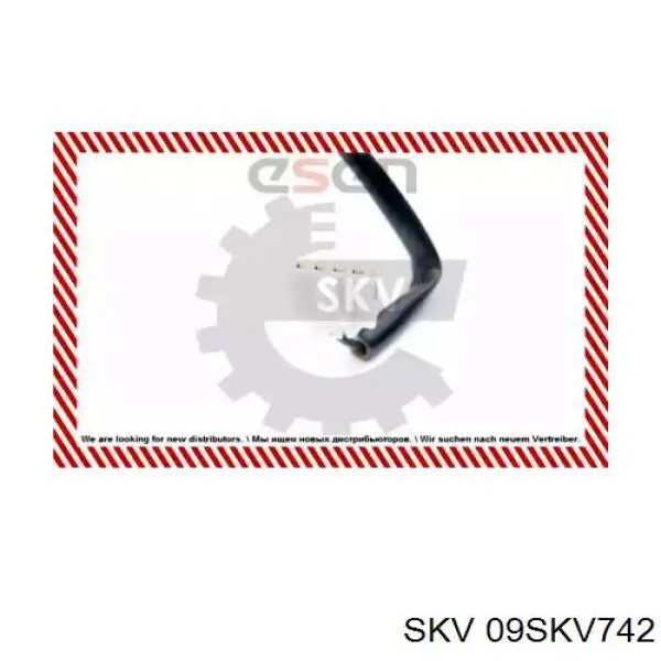 09SKV742 SKV sonda lambda sensor de oxigeno post catalizador