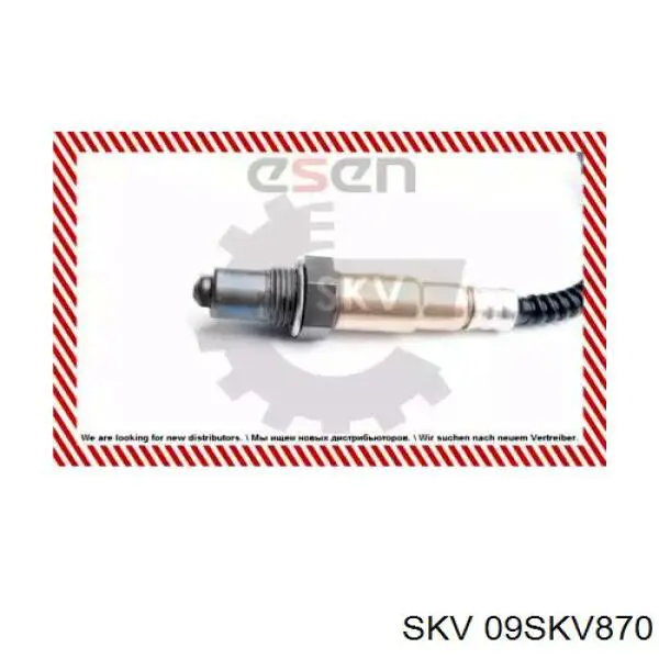 09SKV870 SKV sonda lambda, sensor de oxígeno antes del catalizador izquierdo