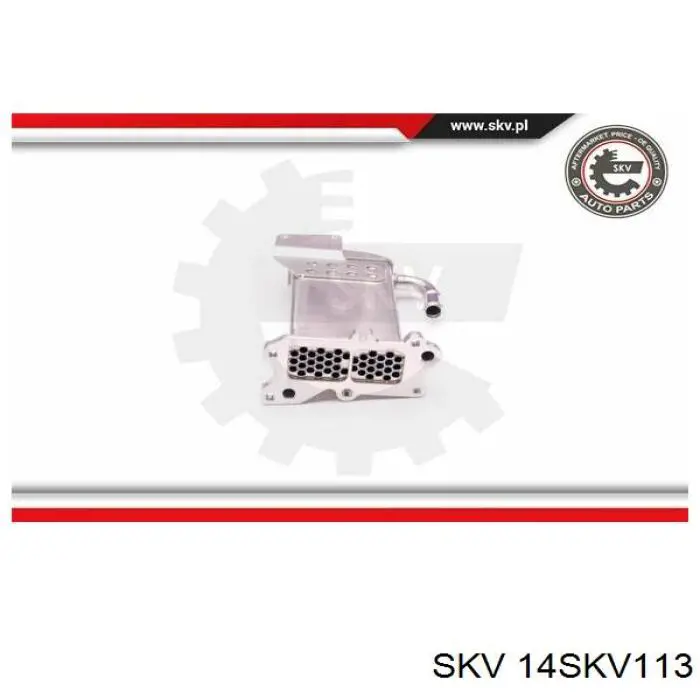 14SKV113 SKV enfriador egr de recirculación de gases de escape