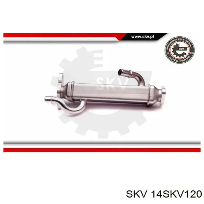 14SKV120 SKV enfriador egr de recirculación de gases de escape