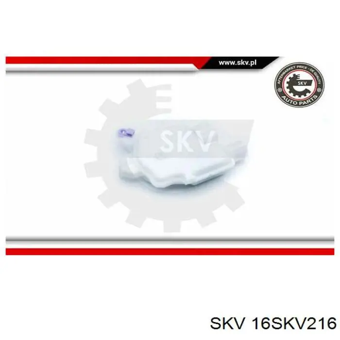 16SKV216 SKV elemento de regulación, cierre centralizado, puerta delantera derecha