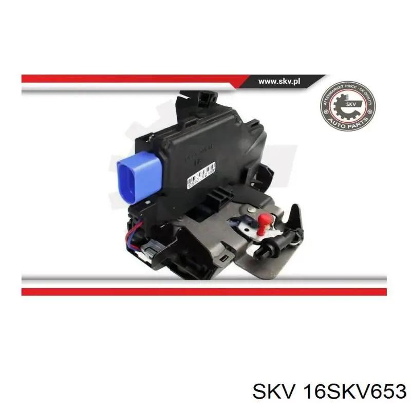 16SKV653 SKV cerradura de puerta trasera izquierda