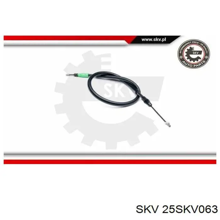 25SKV063 SKV cable de freno de mano trasero izquierdo