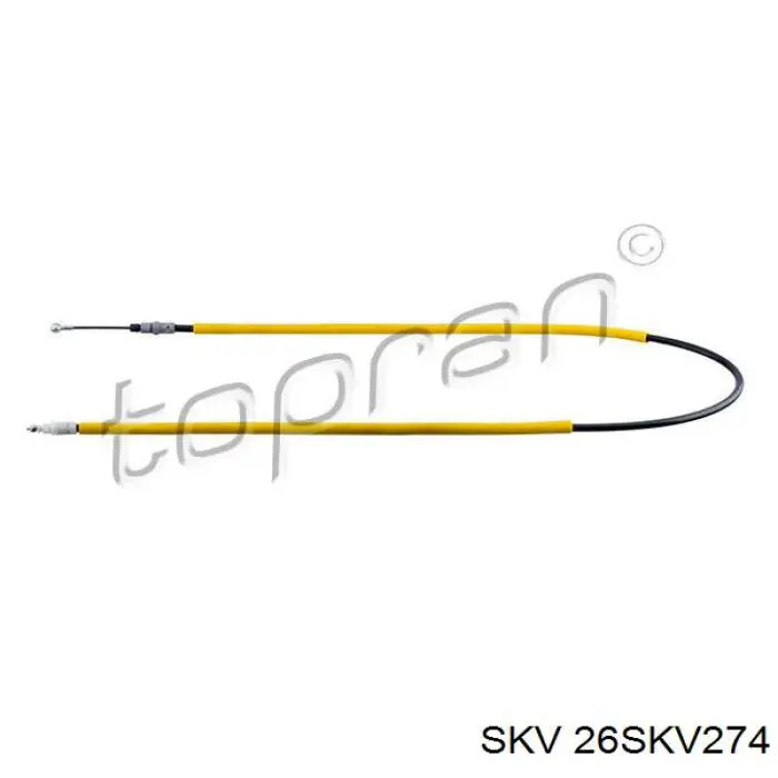 26SKV274 SKV cable de freno de mano trasero derecho