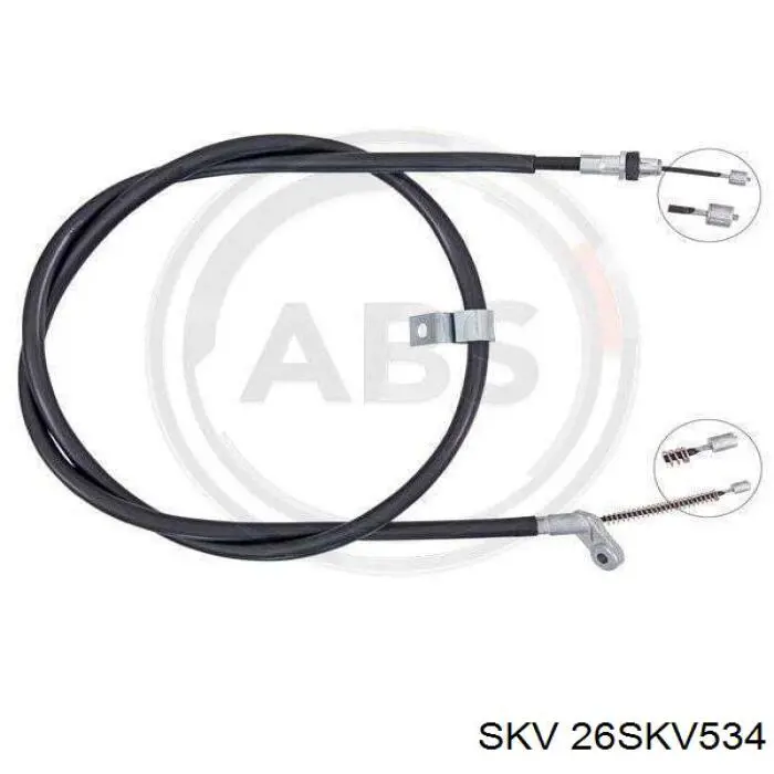 Comprar 36530EM10A Nissan/Infiniti Cable de freno de mano trasero derecho