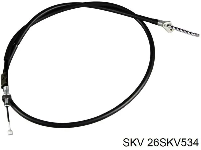 26SKV534 SKV cable de freno de mano trasero derecho