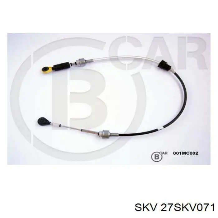 27SKV071 SKV cable de accionamiento, caja de cambios (selección de marcha)