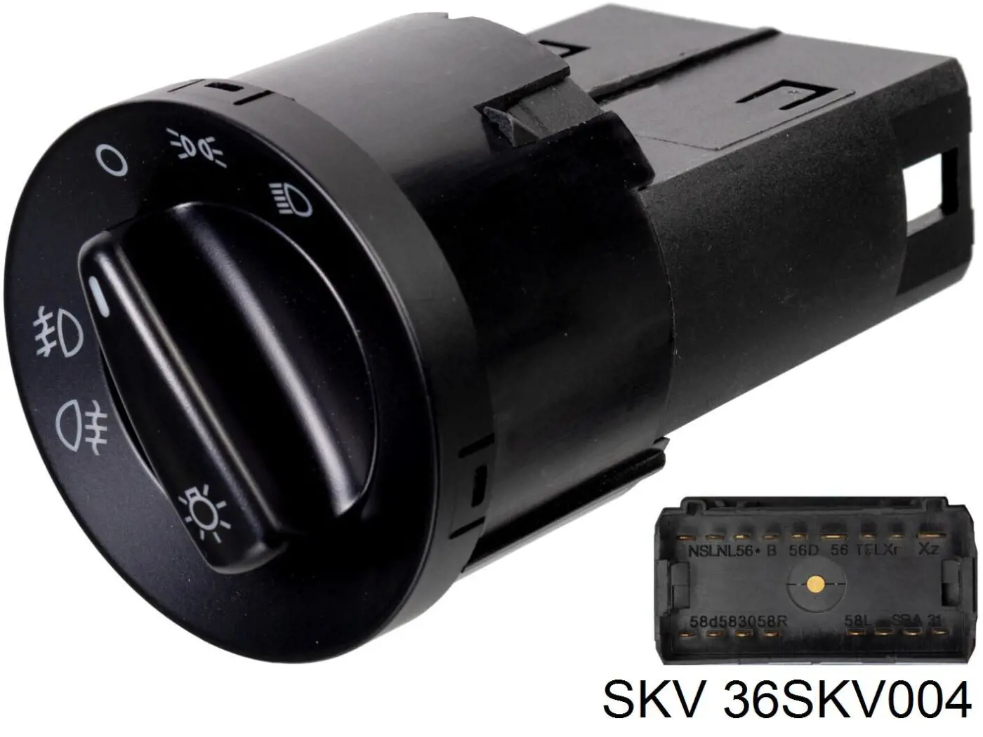 36SKV004 SKV interruptor de faros para "torpedo"