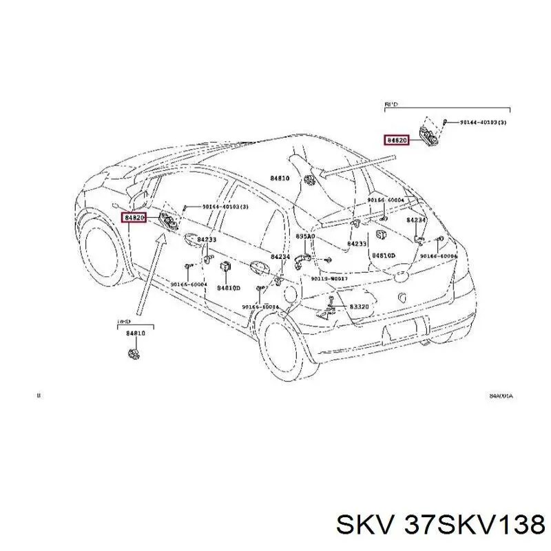 37SKV138 SKV unidad de control elevalunas delantera izquierda