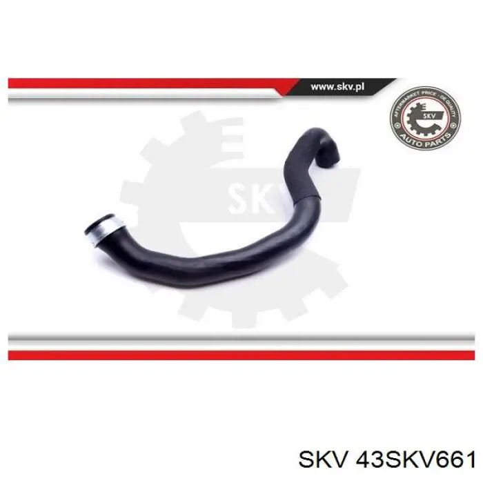 43SKV661 SKV tubería de radiador arriba