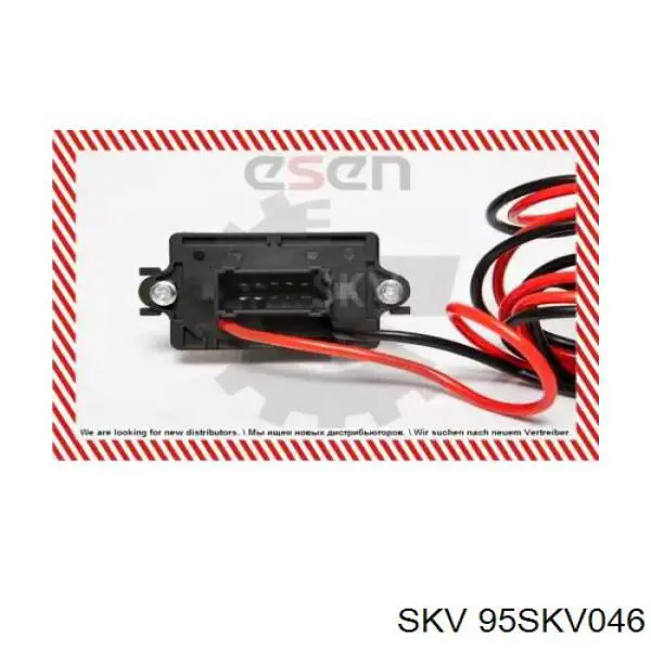 95SKV046 SKV resistencia de motor, ventilador aire acondicionado