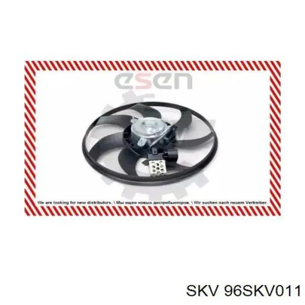 96SKV011 SKV ventilador (rodete +motor refrigeración del motor con electromotor completo)