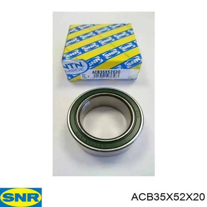 ACB35X52X20 SNR Cojinete del embrague del compresor de aire acondicionado