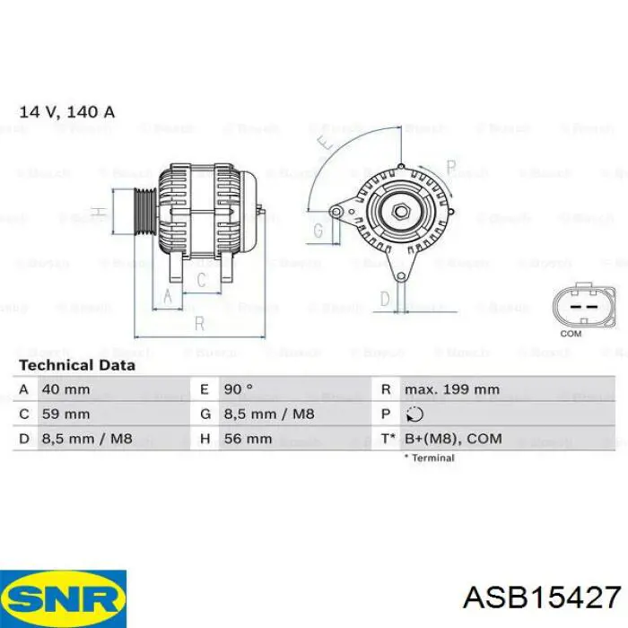 Sensor ABS trasero derecho Volkswagen Passat 3C5