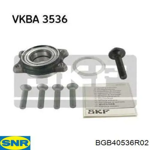 BGB40536R02 SNR Cojinete de cubo delantero/trasero