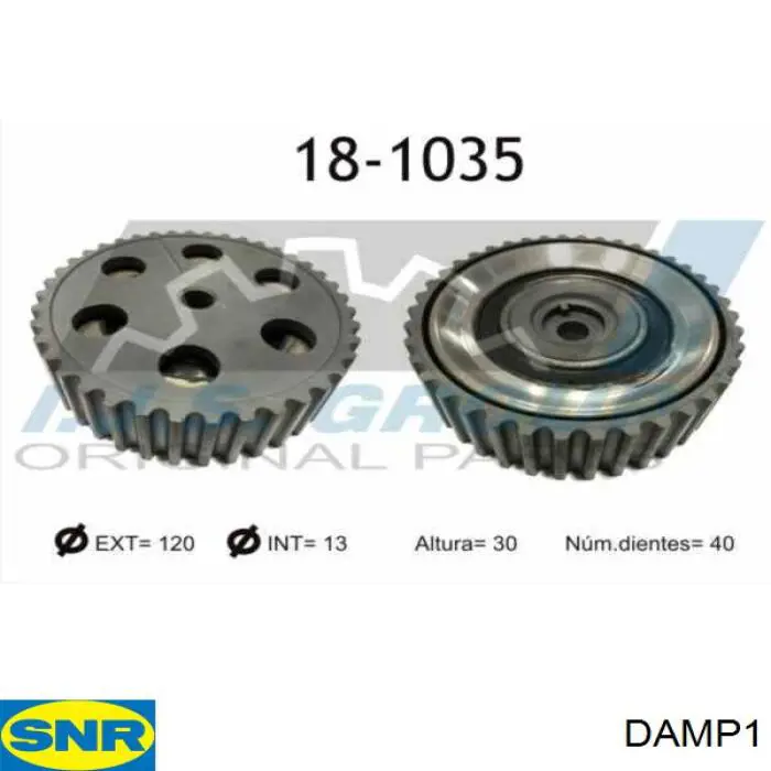 Comprar DAMP1 SNR Piñón del árbol de levas