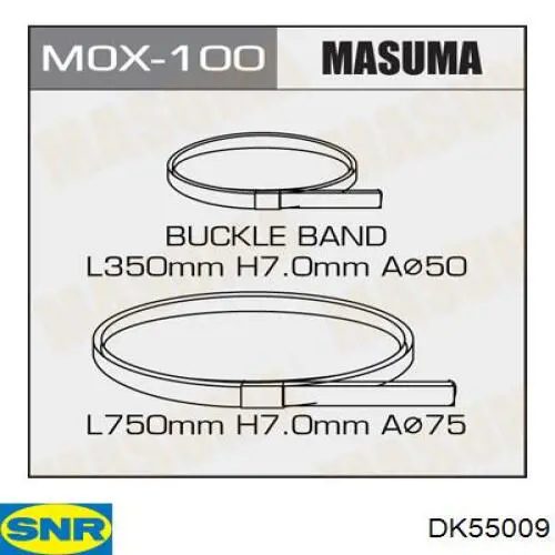 Comprar DK55009 SNR Semieje delantero izquierdo