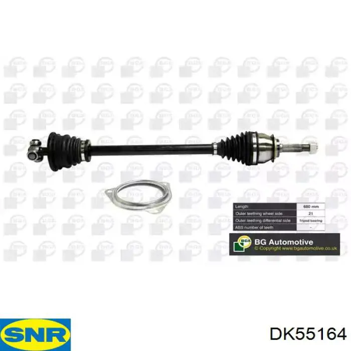 Árbol de transmisión delantero para Renault Fluence (L3)