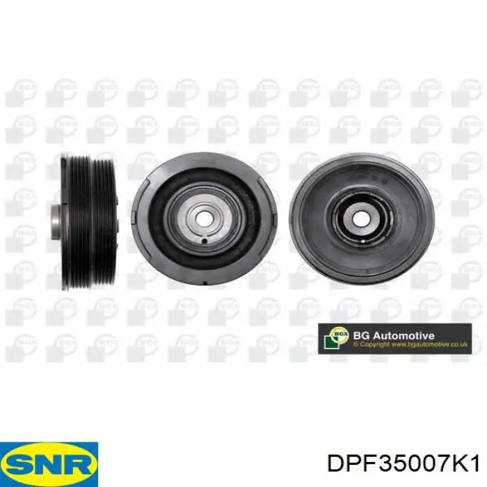 Polea del cigüeñal SNR DPF35007K1 precio, desde 89,28 EUR