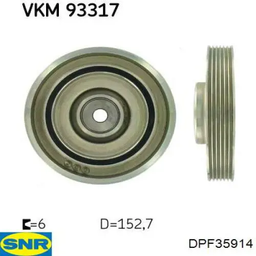 Comprar 0515L7 Peugeot/Citroen La polea del cigüeñal