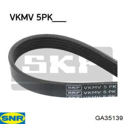 Tensor de la correa trapecial poli v SNR GA35139