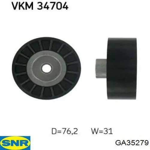 Rodillo tensor correa poli V SNR GA35279 precio, desde 19,55 EUR