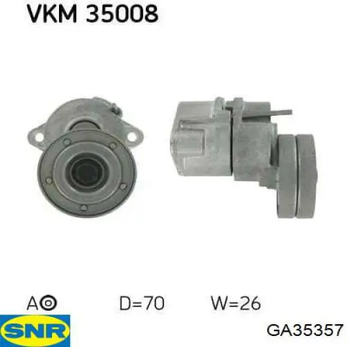 Tensor de la correa trapecial SNR GA35357 precio, desde 46,82 EUR
