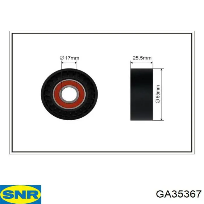 Comprar GA35367 SNR Tensor de correa poli V 