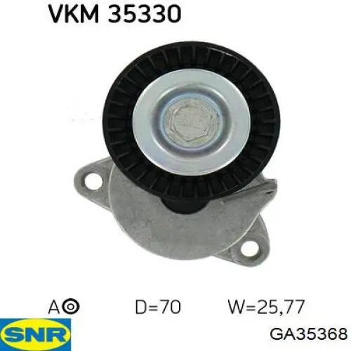 Comprar GA35368 SNR Polea tensora, correa poli V