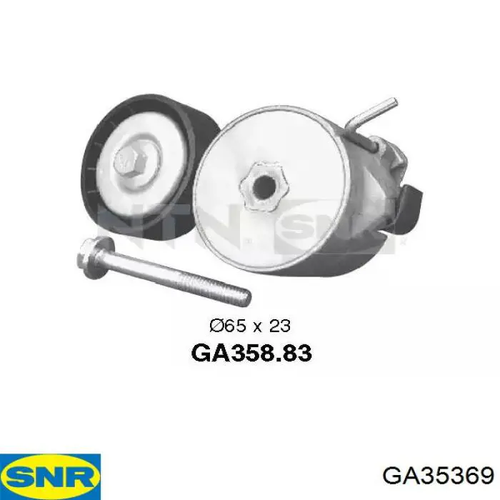 Tensor de correa poli V GA35369 SNR