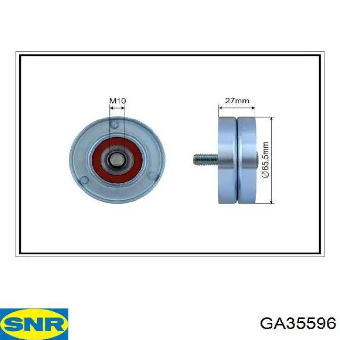 Tensor de correa poli V 13636 3RG