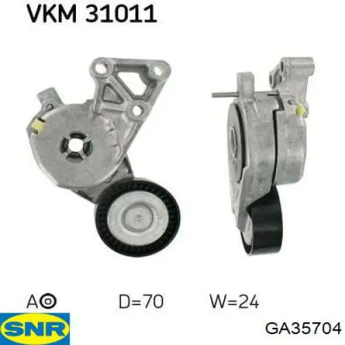 Tensor de la correa trapecial SNR GA35704 precio, desde 32,58 EUR