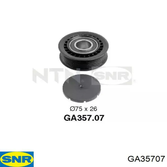 Rodillo tensor correa poli V SNR GA35707 precio, desde 21,26 EUR
