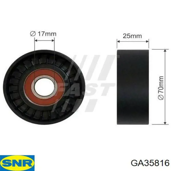 Comprar GA35816 SNR Tensor de correa poli V 