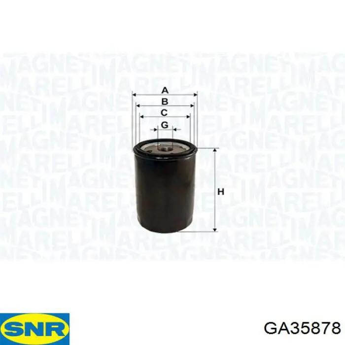 Tensor de correa poli V GA35878 SNR