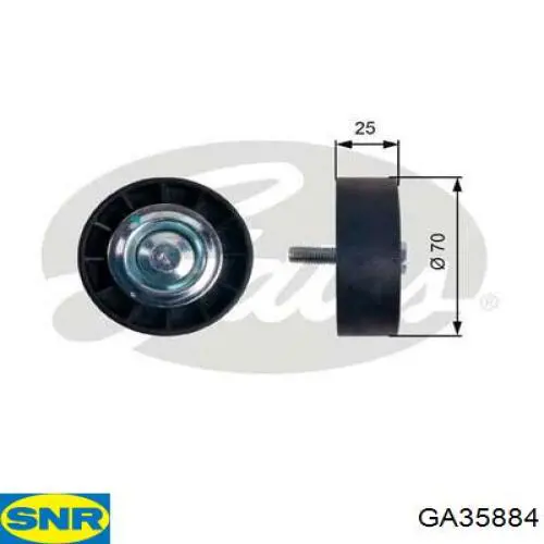 Rodillo tensor Fiat/Alfa/Lancia 500344132