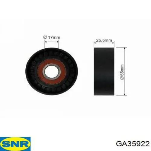 Tensor de correa, correa poli V Peugeot 208 CA, CC