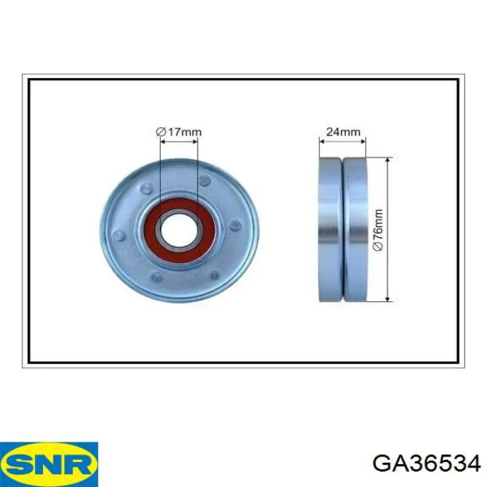 Tensor de la correa trapecial SNR GA36534 precio, desde 48,32 EUR