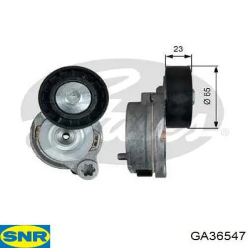 Tensor de la correa trapecial SNR GA36547 precio, desde 38,43 EUR