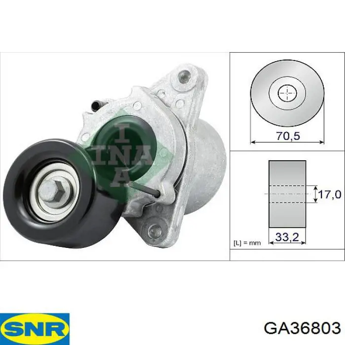 Tensor de la correa trapecial Japan Parts TS107 precio, desde 99,19 EUR