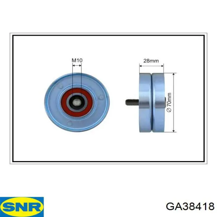 Polea inversión/guía, correa auxiliar servicios SNR GA38418 precio, desde 12,38 EUR